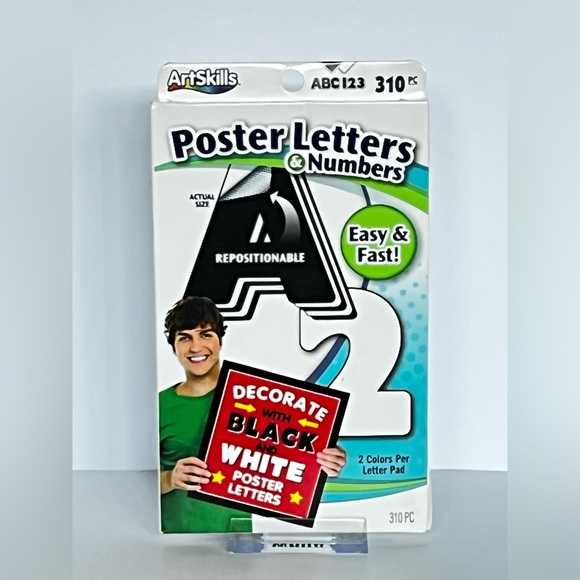 Repositionable Poster Letters & Numbers - Picture 11 of 11